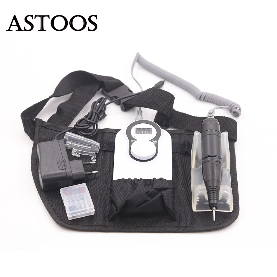 

30000RPM Portable Mini Electric Nail Manicure Machine Power Pedicure Nail File Nail Tools Equipment Nail Drill Set