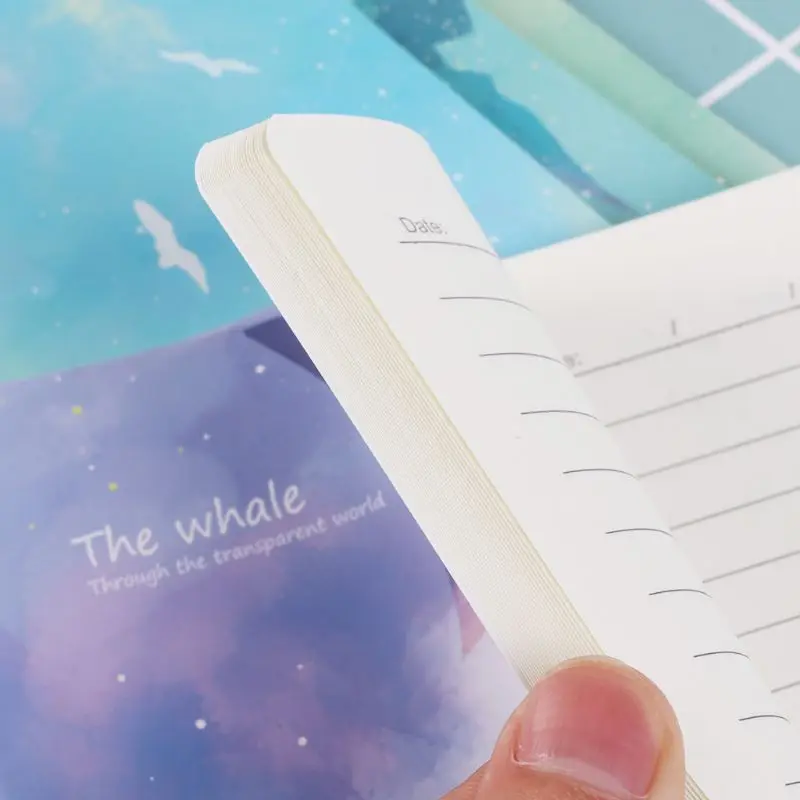 4 шт./компл. A5 блокнот Sketchbook милый мультфильм дневник планировщик для Рисование Живопись граффити линия внутренняя страница офисные школьные принадлежности