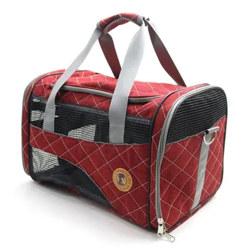 

Pet Supply Outdoor Portable Breathable Convenient Fashion Folding Big Capacity Dog Cat Pet Bag Carrier 1PC