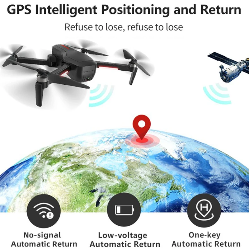 X193 бесщеточный gps-дрон 5G 4K двойная камера Дрон ESC стабилизирующая Антивибрационная камера складной Радиоуправляемый квадрокоптер VS F11 Pro SG907 Дрон