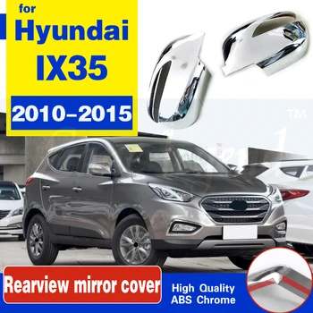 

Car Styling ABS Chrome Car Exterior Rearview Rear View Mirror Cover Trim Styling Sticker For Hyundai IX35 2010-2015 Accessories