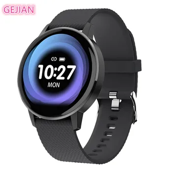 

GEJIAN Smart Watch 2019 Women Men Heart Rate Blood Pressure Monitor Fashion Waterproof Watch Fitness Tracker For Android