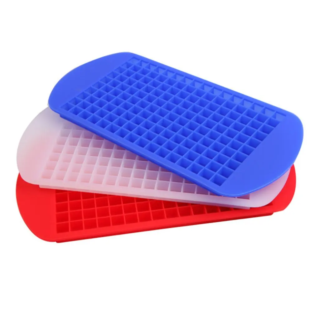 Silicone 160 Ice Cube Small Cube Ice Cube Crushed Ice Maker Silicone Ice Film Small Ice Cube Tray Ice Mold Waffle Makers Aliexpress