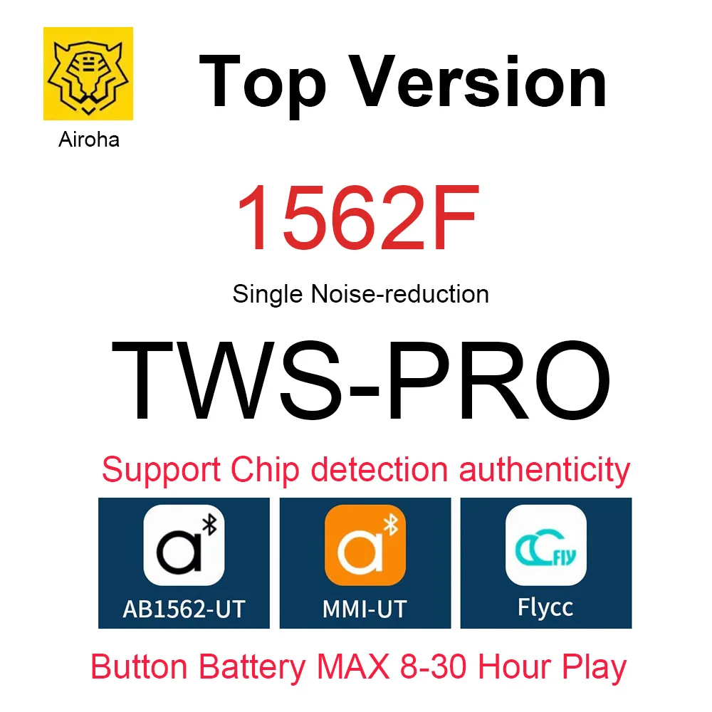 Беспроводная Bluetooth-гарнитура TWS AIR PRO 1562F Airoha | Электроника