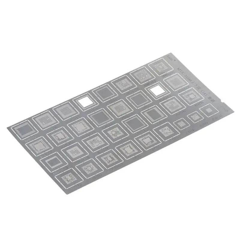 solder flux paste 4PCS Universal BGA Stencil for MTK MSM Samsung Huawei Xiaomi iPad CPU RAM PM Power IC Reball Pin BGA Direct Heat Template aluminium brazing rods