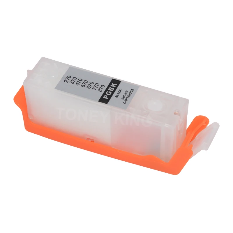 Toney King PGI-570 CLI-571 многоразовый картридж для принтера Canon PIXMA MG5750 MG5751 MG5752-Silver TS5050 TS5051 TS5053