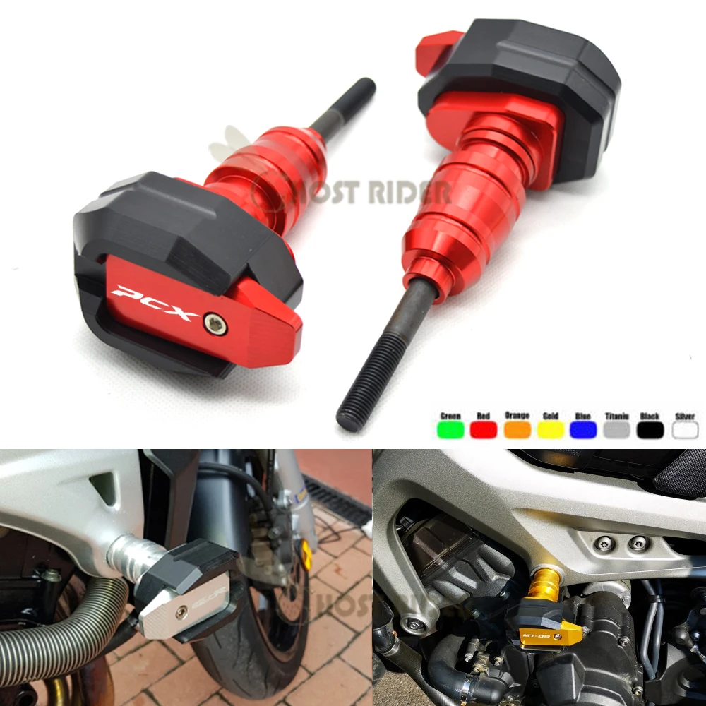 

For HONDA PCX 125 PCX125 PCX150 PCX 150 enduro motocross Falling Protection Frame Slider Fairing Guard Anti Crash Pad Protector