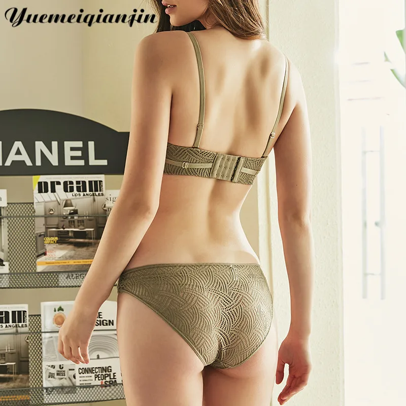 Fashion Women Crochet Bralette Knit Bra Sets Women Wireless Bra Ladies Sexy Lingerie Young Girl Intimates Brassiere Underwear