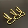 1 piece Solid brass snap hook swivel eye push gate trigger clasp for Leather Craft bag strap belt webbing pet dog leash clip ► Photo 2/4