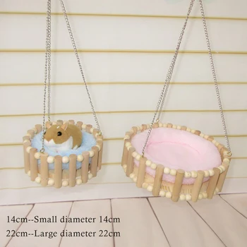 

Warm Bed Rat Hamster Hammock Plush Pet Hammock Squirrel Hanging Bed Winter Warm House Cage Sleeping Nest Small Pet Accessories
