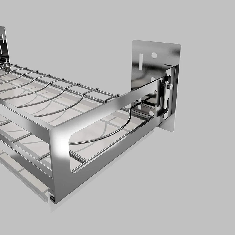 Сушилка для посуды настенная полка из нержавеющей стали многофункциональная сушилка для посуды кухонный Органайзер стойка для чаши с дренажной доской