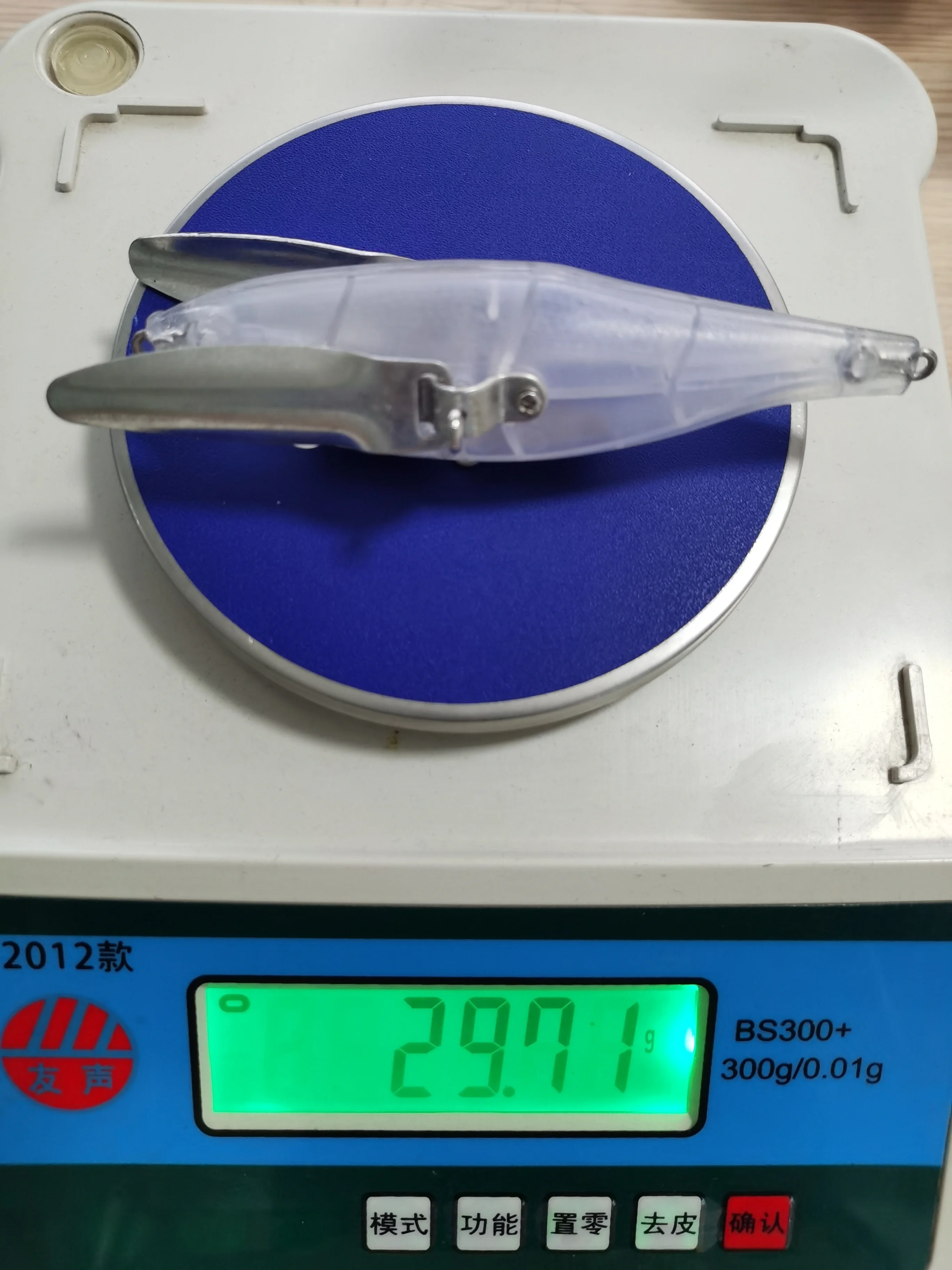 도색되지 않은 낚시 미끼 ABS 포퍼, 빈 크랭크 미끼, 날개 미끼, 프리 아이, 115mm, 29.7g, 3 개