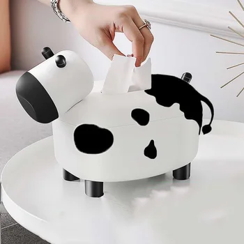 

Creative Tissue Paper Box Home Living Room Dining Room Creative DIY with Toothpick Box Cartoon Cute Paper Box Kitchen Accessory