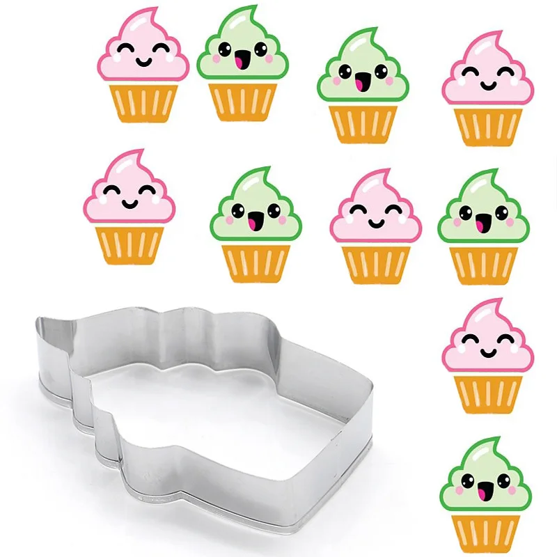 

Stainless Steel Torch Ice Cream Cookie Cutter Foreign Trade Exported Manufacturers Supply Fondant Mold Wholesale