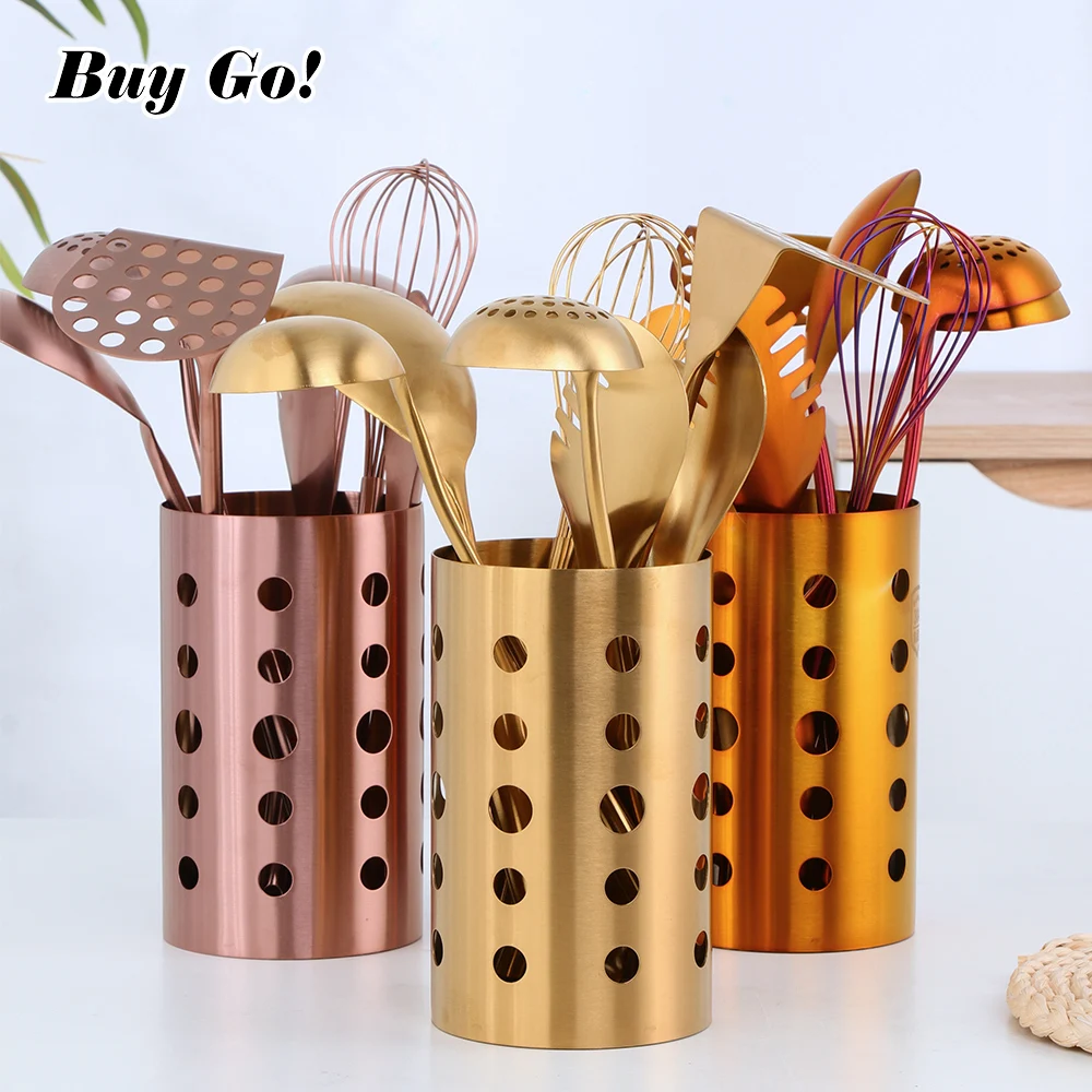 

7PCS Stainless Steel Cookware Set Kitchen Chopsticks Tube Soup Ladle Colander Rice Spoon Food Tongs/Egg Stirrer Set Cooking Tool