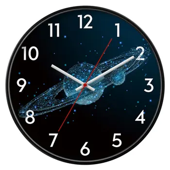 

35.5cm Clock Living Room Modern Design Timer Creative Modern Clock Watch Silent Personal Wall Clock Quartz Fine Border Frame