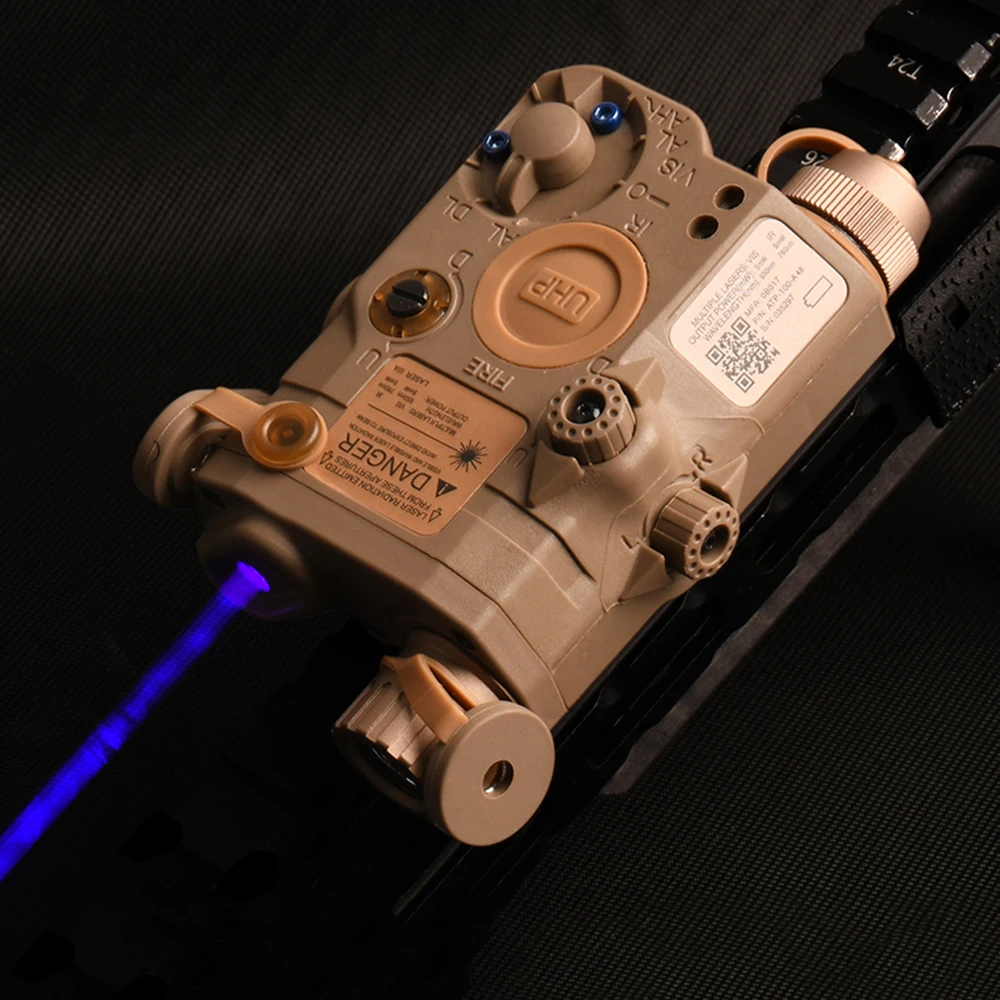 Wadsn Airsoft Laser Azul Luz Branca ir Vista Softair Peq Arma Tática Caça Óptica Lanterna Peq15 La-5c Uhp 2 Wadsn airsoft peq15 LA-5C uhp laser azul