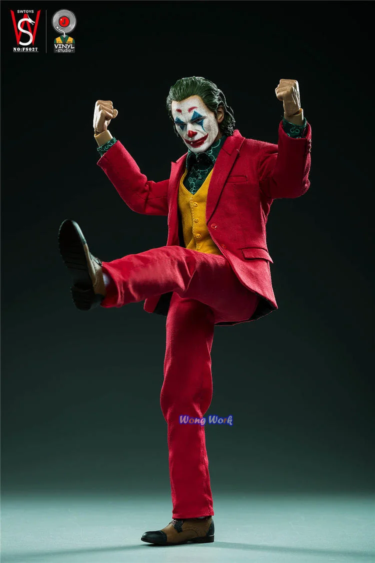 Wong Work SWTOYS FS027 виниловые STUDIO-V003 1/6 масштаб Джокер клоун Joaquin фигурка коллекция