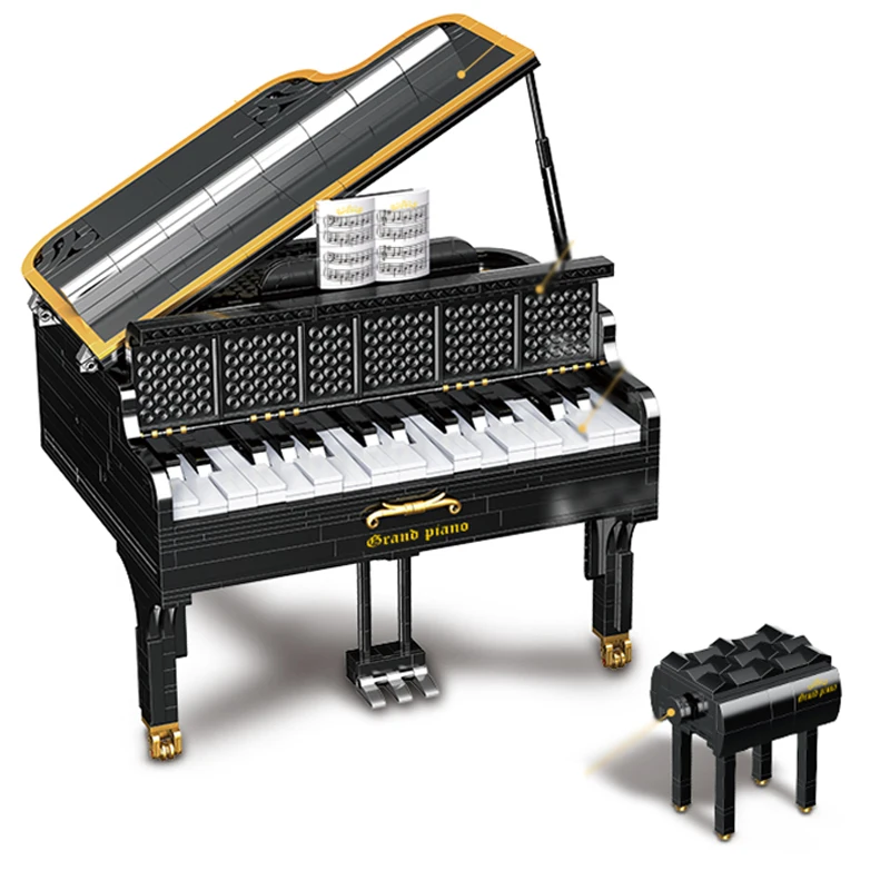 

MOC-13192 Creator Idea Toys The App Control Playable Grand Piano Set Kids Technic Toys Building Blocks Christmas Gifts