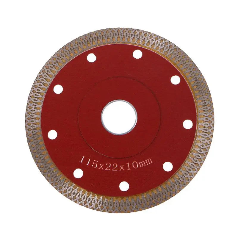 Красная Горячая прессованная Спеченная сетка турбо керамическая плитка гранит мрамор алмазная пила колесо режущего диска отверстия инструменты 95AA - Color: Type 2