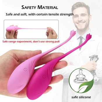 HWOK Panties Wireless Remote Control Vibrator Panties Vibrating Egg Wearable Dildo Vibrator G Spot Clitoris Sex Toys for Women 4