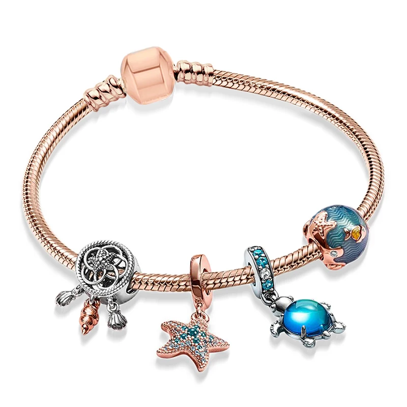 Love You Forever Beads Charm Bracelet 9