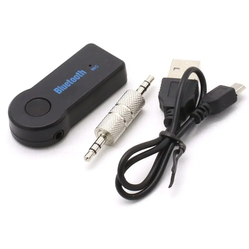 Беспроводной Bluetooth приемник адаптер передатчик 4,1 Стерео 3,5 мм разъем для автомобильного компьютера Музыка Аудио Aux для наушников громкой связи