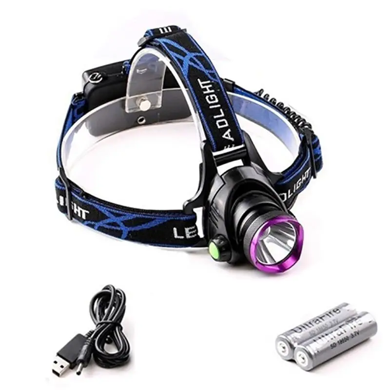 

1000 Lumens T6 Q5 Headlamp LED Rechargeable Glare Headlight Torch Miner's Lamp Searchlight USB 18650 Battery Long Spotlight