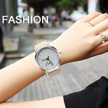

Top Brand Ladies Wrist Watches Luxury Stainless Steel Starry Sky Analog Clock Quartz Wrist Watches Fashion Watches Reloj Mujer