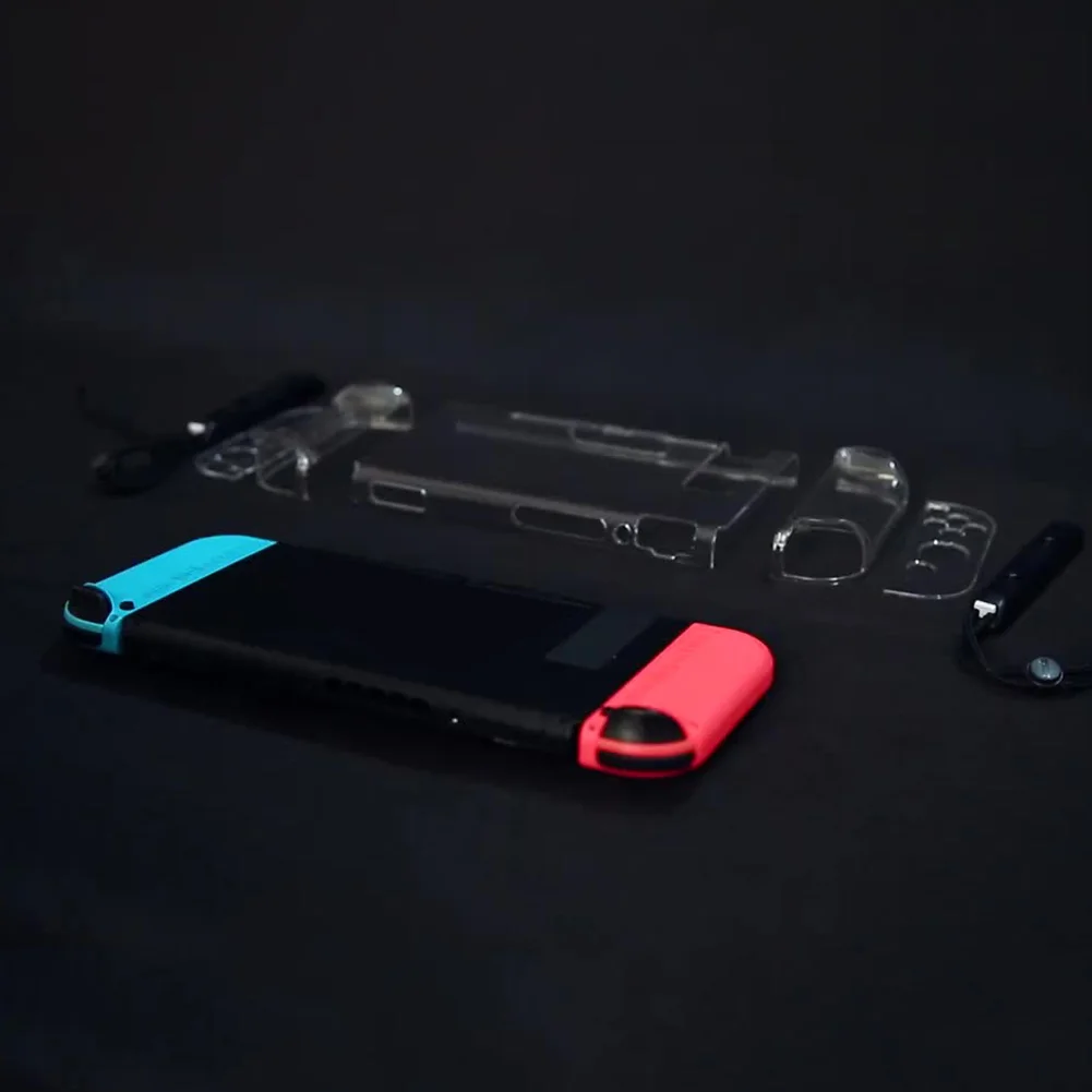 Прозрачная задняя сумка защитный чехол для джойстика чехол для nyd Switch NS NX чехол для nintendo Switch Ультратонкий чехол прозрачный