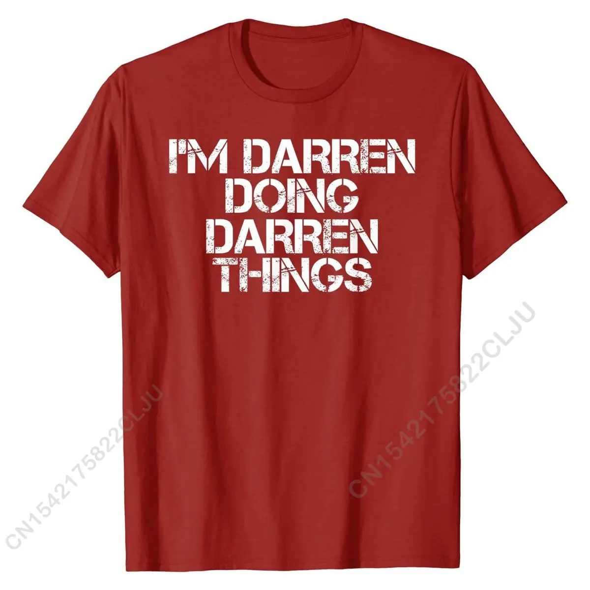 

I'M DARREN DOING DARREN THINGS Shirt Funny Gift Idea Family Tees Cotton Mens Top T-shirts Family Hip Hop