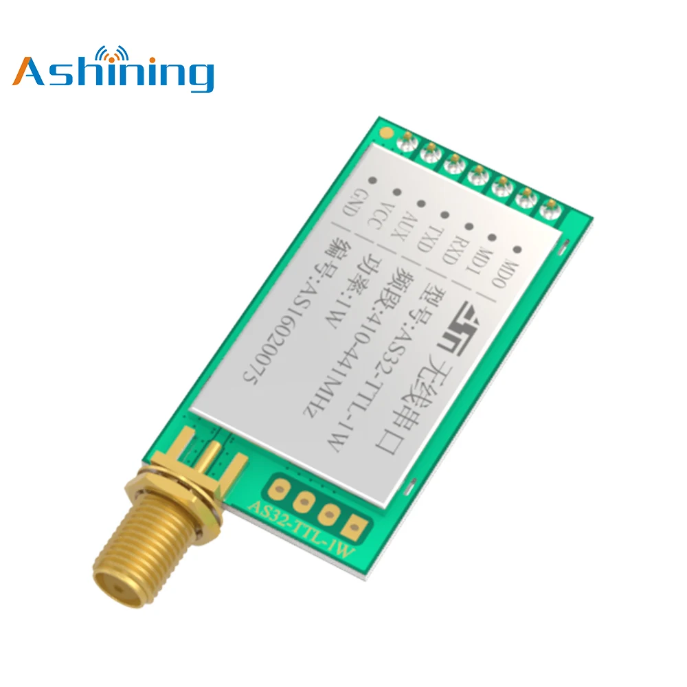 AS32 TTL 1W 433mhz 1W LoRa Sx1278 Wireless Transmitter Receiver Module 5