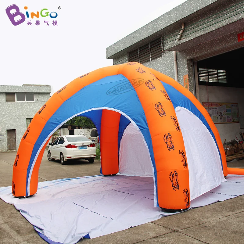 Free Shipping Digital Printed Inflatable 4 Legs Spider Tent Customized 6 Meters Blow up Tent for Advertising Toy 3