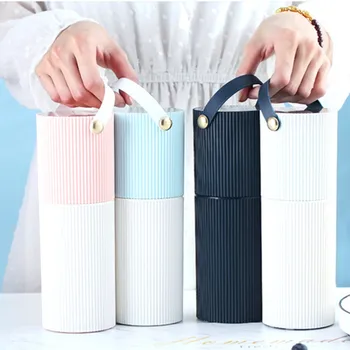 

Creative Double Layer Glass Water Bottle Portable Camping Travel Office Drinking Bottle Milk Tea Fruit Lemon Juice Drinkware