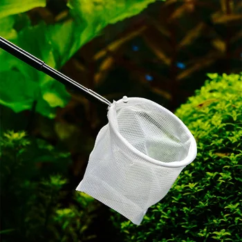 

3D Retractable Aquarium Fish Tank Fishing Net Portable Fishing Shrimp Net Round Square Shrimp Fishing Net Aquarium Accessories