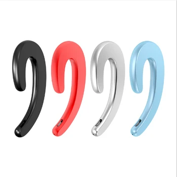 

50 pcs Mini Bone conduction Wireless Bluetooth Earphone Ear Hook Painless Headset for drivers Sport Business For Ios & Android