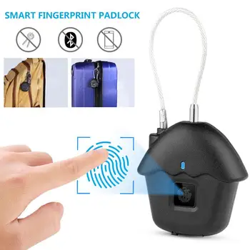 

Smart Padlock Keyless Luggage Universal Waterproof Portable Travel Fingerprint Smart Padlock ID Fingerprint Padlock