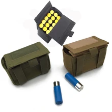 Tactical Molle Tactical Magazine Reload Nylon shoulder bags Bandolier Holder 15 rounds Shell Rifle Waist Pouch Mag Bag