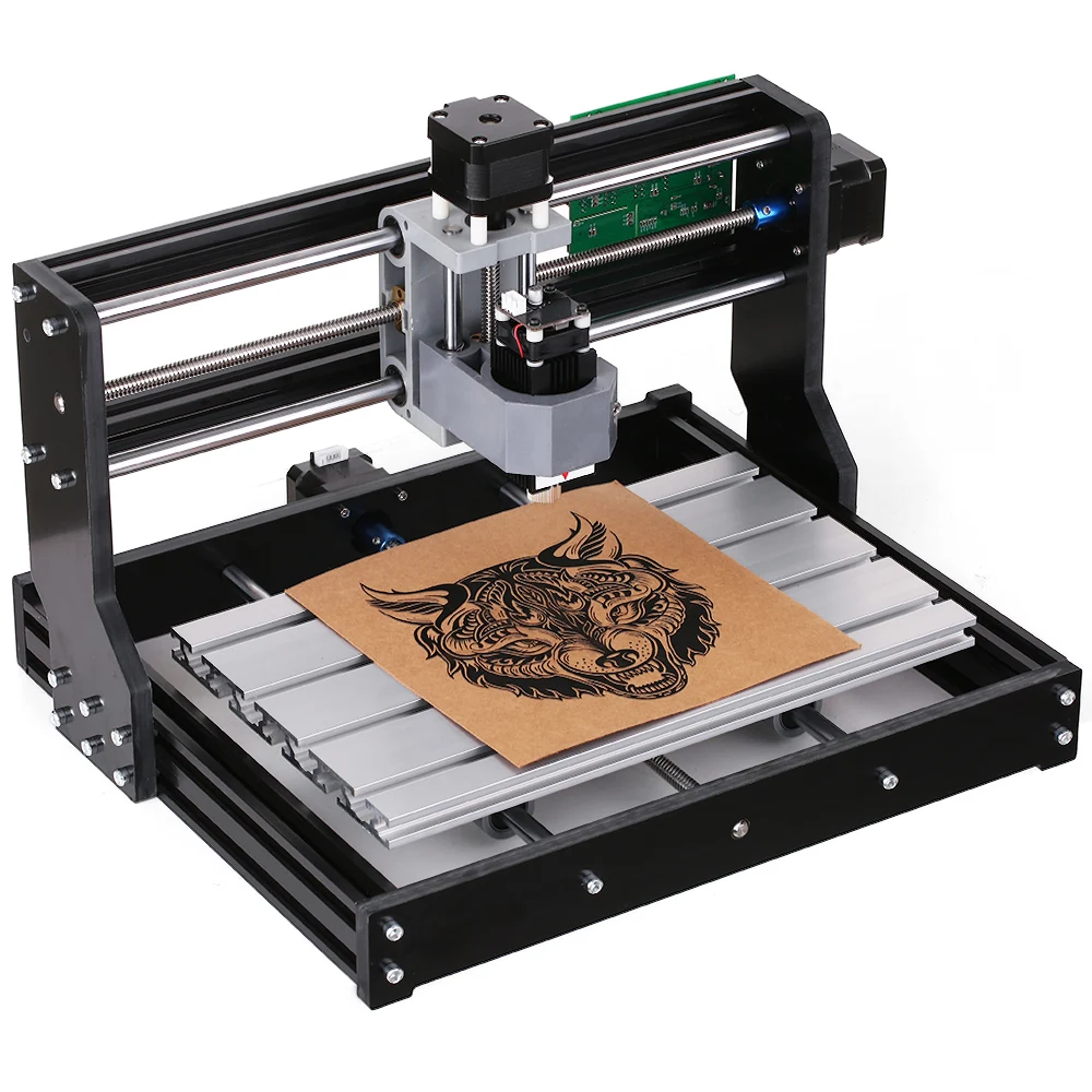 

CNC 3018 Pro Mini Laser Engraving Machine GRBL DIY Engraving Machine For Wood PCB PVC Carving Milling Engraving Machine ER11