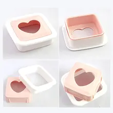 1 шт. сэндвич-машина сердце разработан полезный тост плесень милые кухонные принадлежности жаропрочная форма для хлеба торт АБС резак
