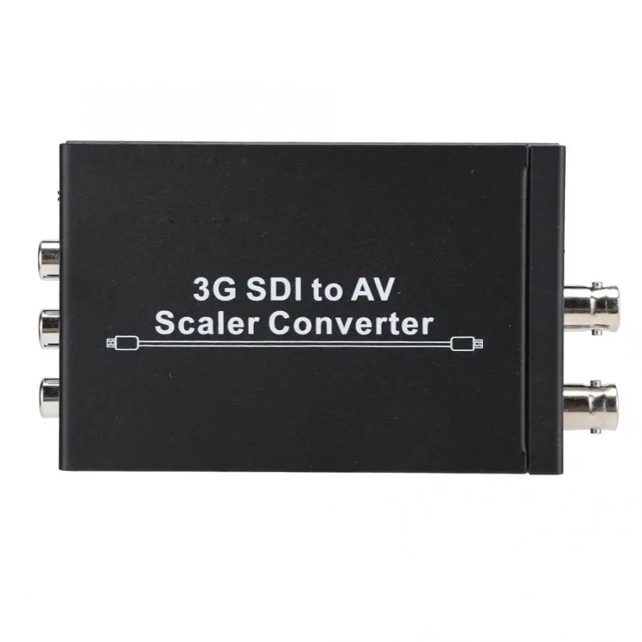 

cable converter 3G SDI to AV Scaler Converter CVBS Output PAL/NTSC-M Adapter 1080p&24/25/29.97/30/50/59.94/60 100-240V audio