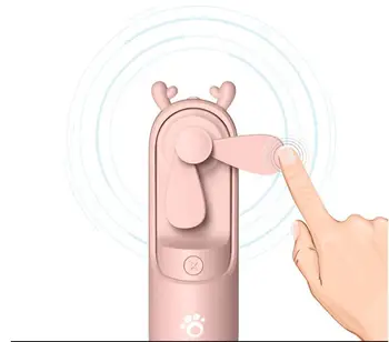 

Portable Mini Fan for Home Office Desk Travel USB Rechargeable Fan
