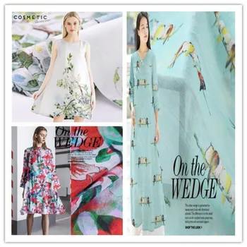 

Wide silk linen fabrics silk linen summer flax fabric qipao dress fabrics