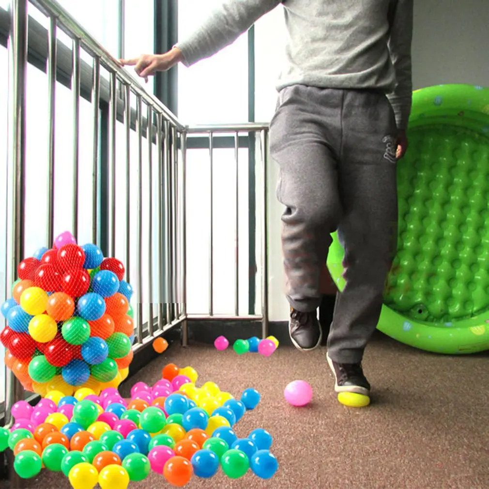 50 pcs Ocean Ball Wave Ball Toy Ball Colorful Eco-Friendly Colorful Ball  Toys For Children Kid Baby toys