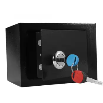 

Money Safe Box Cash Storage Security Steel Box for Home Office Safes Money Bank Safety Security Box Document