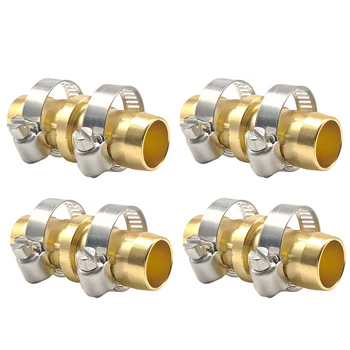 

4pcs/set Replacement Hose Connector Male Female Accessories End Mender Water System Irrigation With Clamp Tube Repairing Yard