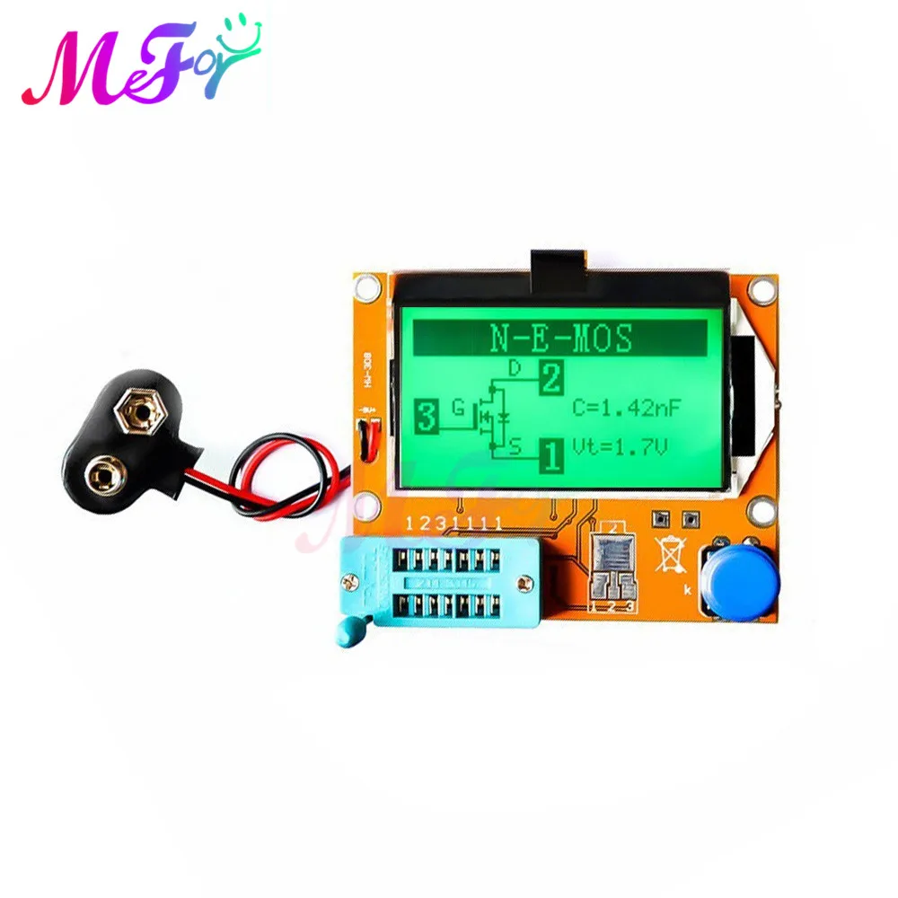

LCR-T4 Multifunction ESR Transistor Tester Diode Triode Resistance Capacitance SCR Inductance Meter Multimeter