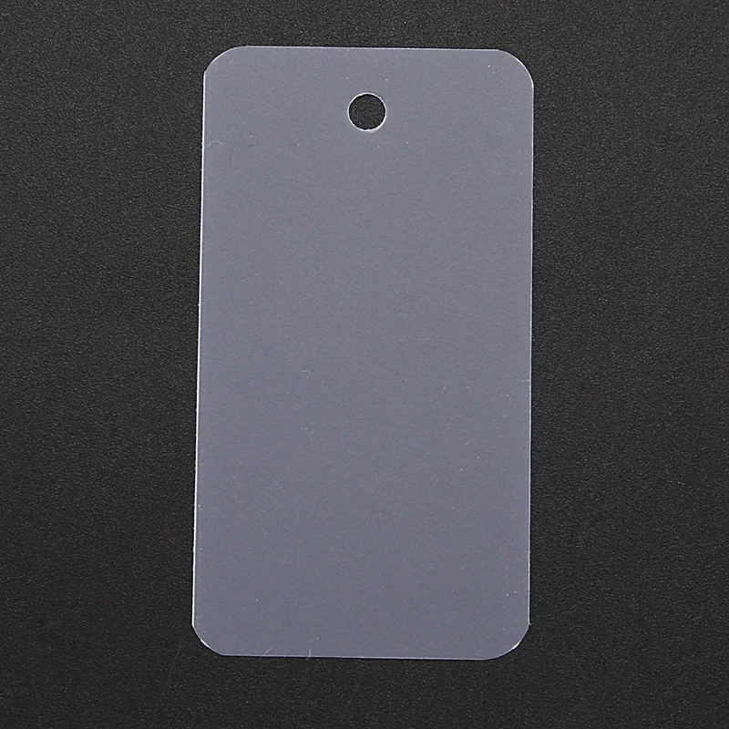 Пустая прозрачная деловая карточка из ПВХ не нужно печатать 65X35 мм Закладка прозрачная этикетка