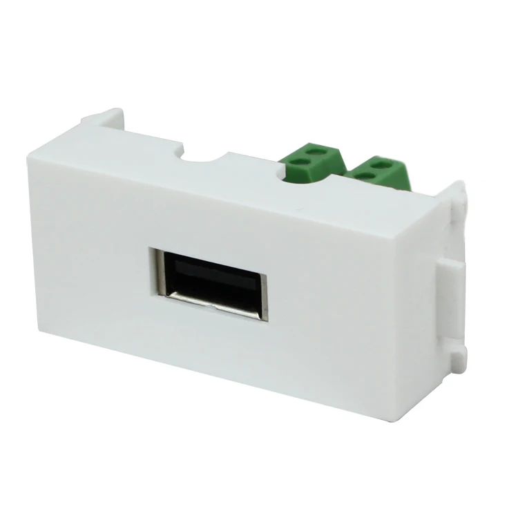 

Beiqiao N86-602AK USB welding-free module A master card line socket mouse keyboard home installation usb wall plug
