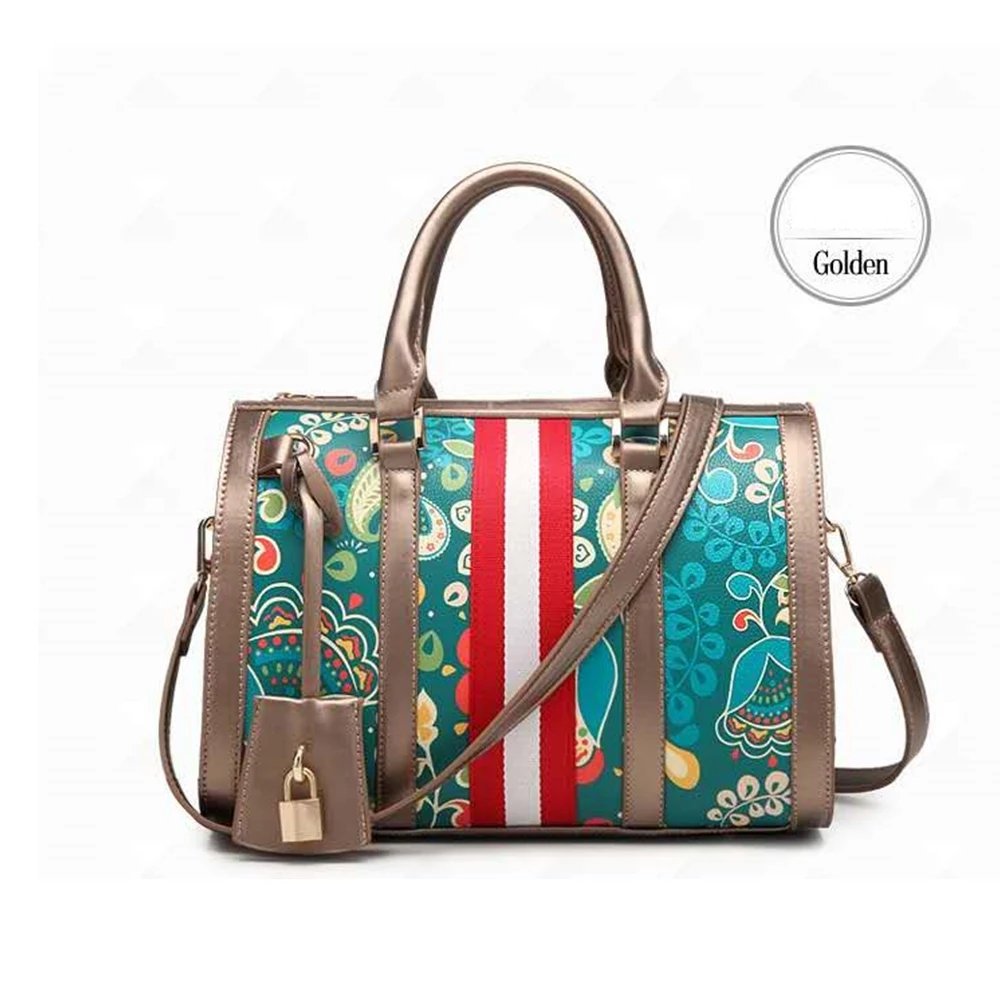 Abay женская сумка новая классическая модная Бостонская сумка с принтом Портативная сумка-мессенджер